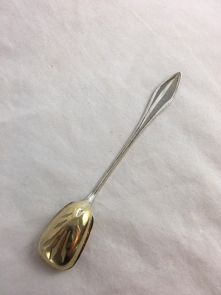 Towle Olive Serving Spoon Mary Chilton No.1 Engraved 1912