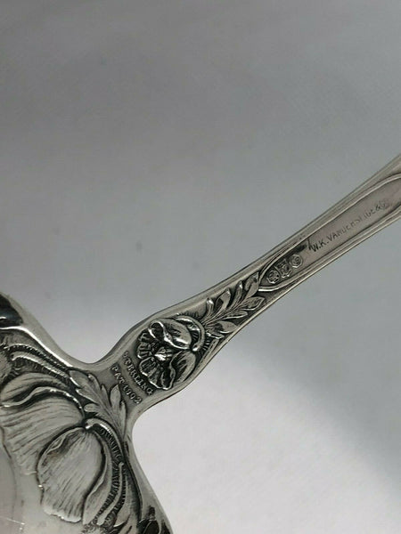 Gorham Sterling Silver Serving Fork, Poppy Pattern. 8.75" Length