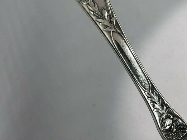 Gorham Sterling Silver Serving Fork, Poppy Pattern. 8.75" Length