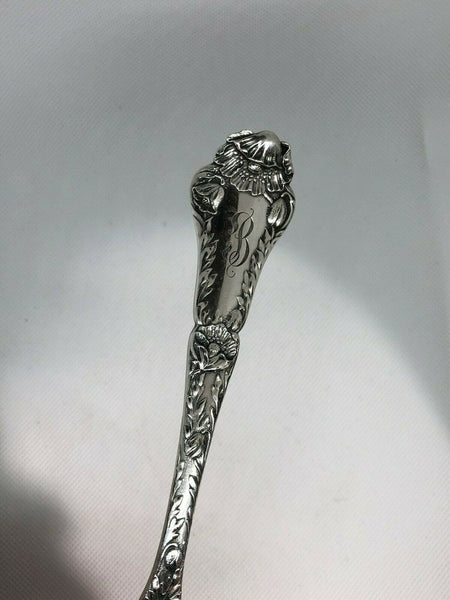 Gorham Sterling Silver Serving Fork, Poppy Pattern. 8.75" Length