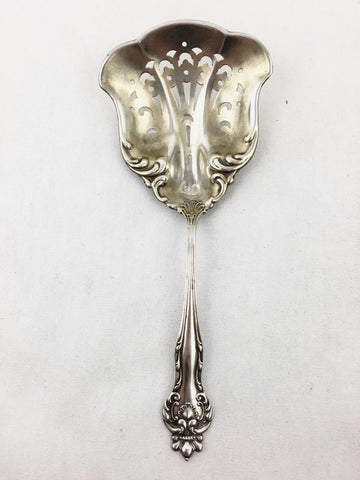 Beautiful Pierced Nut/ Bon Bon Spoon. American Sterling Silver. Howard Co. Pat 1